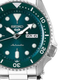  Shop Authentic Seiko 5 Sports Automatic Green Dial Silver Steel Strap Watch For Men - SRPD61K1 - Luxxuri