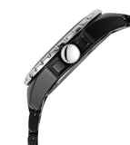  Shop Authentic Fossil FB-01 Three-Hand Black Dial Black Ceramic Strap Watch for Women - CE1108 - Luxxuri