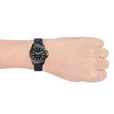  Shop Authentic Fossil FB-01 Three-Hand Black Dial Black Ceramic Strap Watch for Women - CE1108 - Luxxuri