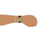  Shop Authentic Fossil Townsman Automatic Skeleton Black Dial Black Leather Strap Watch for Men - ME3210 - Luxxuri