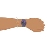  Shop Authentic Fossil Retro Digital Purple Dial Grey Mesh Strap Watch for Men - FS5888 - Luxxuri