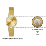  Shop Authentic Guess Tapestry Diamonds Gold Dial Gold Mesh Bracelet Watch for Women - GW0354L2 - Luxxuri