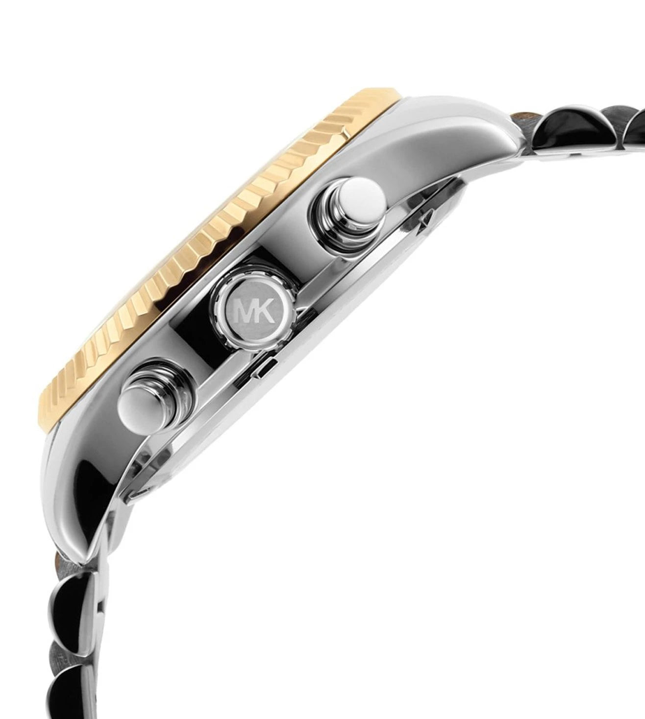  Shop Authentic Michael Kors Lexington Chronograph Blue Dial Two Tone Steel Strap Watch For Women - MK7218 - Luxxuri