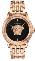 Shop Authentic Versace Palazzo Empire Black Dial Rose Gold Steel Strap Watch for Men - VERD00718 - Luxxuri