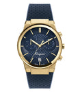  Shop Authentic Salvatore Ferragamo Sapphire Chrono Blue Dial Blue Silicone Strap Watch for Men - SFME00221 - Luxxuri