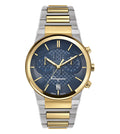  Shop Authentic Salvatore Ferragamo Sapphire Chrono Blue Dial Two Tone Steel Strap Watch for Men - SFME00521 - Luxxuri