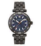  Shop Authentic Versace Greca Sport Quartz Black Dial Black Steel Strap Watch For Men - VEZ300621 - Luxxuri