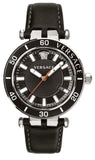  Shop Authentic Versace Greca Sport Quartz Black Dial Black Leather Strap Watch For Men - VEZ300221 - Luxxuri