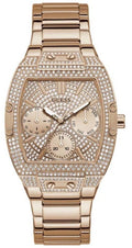 Shop Authentic Guess Raven Diamonds Rose Gold Dial Rose Gold Steel Strap Watch for Women - GW0104L3 - Luxxuri