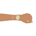  Shop Authentic Fossil Neutra Chronograph Gold Dial Gold Steel Strap Watch for Women - ES5219 - Luxxuri