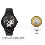  Shop Authentic Armani Exchange Cayde Chronograph Black Dial Black Steel Strap Watch for Men - AX2748 - Luxxuri