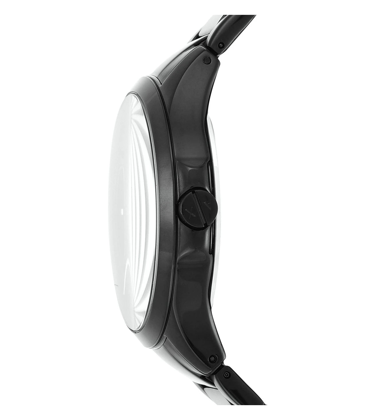  Shop Authentic Armani Exchange Hampton Chronograph Black Dial Black Steel Strap Watch For Men - AX2164 - Luxxuri