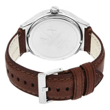  Shop Authentic Armani Exchange Hampton Chronograph White Dial Brown Leather Strap Watch For Men - AX2187 - Luxxuri