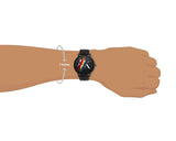  Shop Authentic Armani Exchange Cayde Analog Black Dial Black Leather Strap Watch For Men - AX7120 - Luxxuri