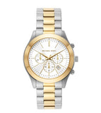  Shop Authentic Michael Kors Slim Runway Chronograph White Dial Two Tone Steel Strap Watch For Women - MK8986 - Luxxuri