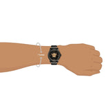  Shop Authentic Versace Palazzo Empire Quartz Black Dial Black Steel Strap Watch For Men - VEDB00518 - Luxxuri