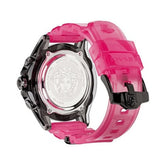  Shop Authentic Versace Icon Active Chronograph Quartz Black Dial Pink Rubber Strap Watch For Men - VEZ700221 - Luxxuri