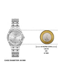 Shop Authentic Guess Cosmo Diamonds Silver Dial Silver Steel Strap Watch For Women - GW0033L1 - Luxxuri
