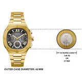  Shop Authentic Guess Headliner Multifunction Black Dial Gold Steel Strap Watch For Men - GW0572G2 - Luxxuri