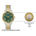  Shop Authentic Guess Luna Quartz Green Dial Two Tone Steel Strap Watch For Women - GW0308L5 - Luxxuri