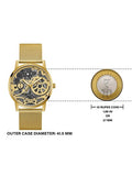  Shop Authentic Guess Gadget Gold Dial Gold Mesh Bracelet Watch for Men - GW0538G2 - Luxxuri