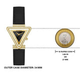  Shop Authentic Guess Fame Quartz Black Dial Black Leather Strap Watch For Women - GW0504L5 - Luxxuri