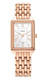  Shop Authentic Fossil Raquel Three Hand Date White Dial Rose Gold Steel Strap Watch For Women - ES5271 - Luxxuri