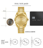  Shop Authentic Guess Connoisseur Analog Gold Dial Gold Steel Strap Watch For Men - GW0542G2 - Luxxuri