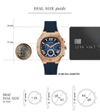  Shop Authentic Guess Headline Multifunction Quartz Blue Dial Blue Silicone Strap Watch For Men - GW0571G2 - Luxxuri