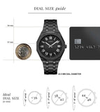  Shop Authentic Guess Asset Quartz Black Dial Black Steel Strap Watch For Men - GW0575G3 - Luxxuri