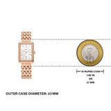  Shop Authentic Fossil Raquel Three Hand Date White Dial Rose Gold Steel Strap Watch For Women - ES5271 - Luxxuri