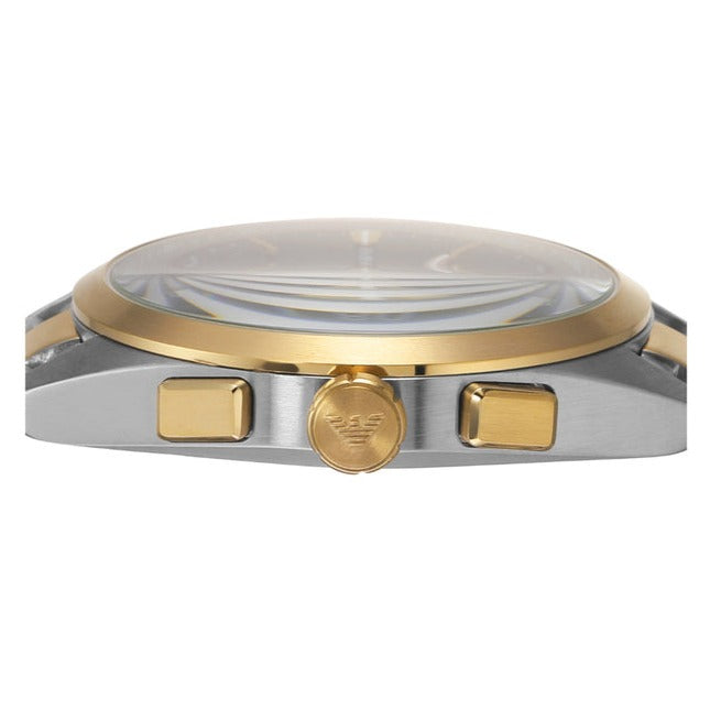  Shop Authentic Emporio Armani Claudio Chronograph Green Dial Two Tone Steel Strap Watch For Women - AR11511 - Luxxuri