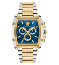  Shop Authentic Versace Dominus Chronograph Blue Dial Two Tone Steel Strap Watch For Men - VE6H00723 - Luxxuri