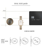  Shop Authentic Daniel Wellington Quadro Melrose White Dial Gold Mesh Strap Watch For Women - DW00100431 - Luxxuri