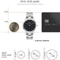  Shop Authentic Daniel Wellington Iconic Link Black Dial Silver Steel Strap Watch For Women - DW00100206 - Luxxuri