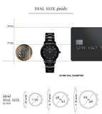  Shop Authentic Daniel Wellington Iconic Link Ceramic Black Dial Black Steel Strap Watch For Women - DW00100415 - Luxxuri