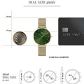  Shop Authentic Daniel Wellington Petite Emerald Green Dial Gold Mesh Strap Watch For Women - DW00100481 - Luxxuri