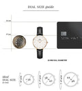  Shop Authentic Daniel Wellington Classic Petite Sheffield White Dial Black Leather Strap Watch For Women - DW00100230 - Luxxuri