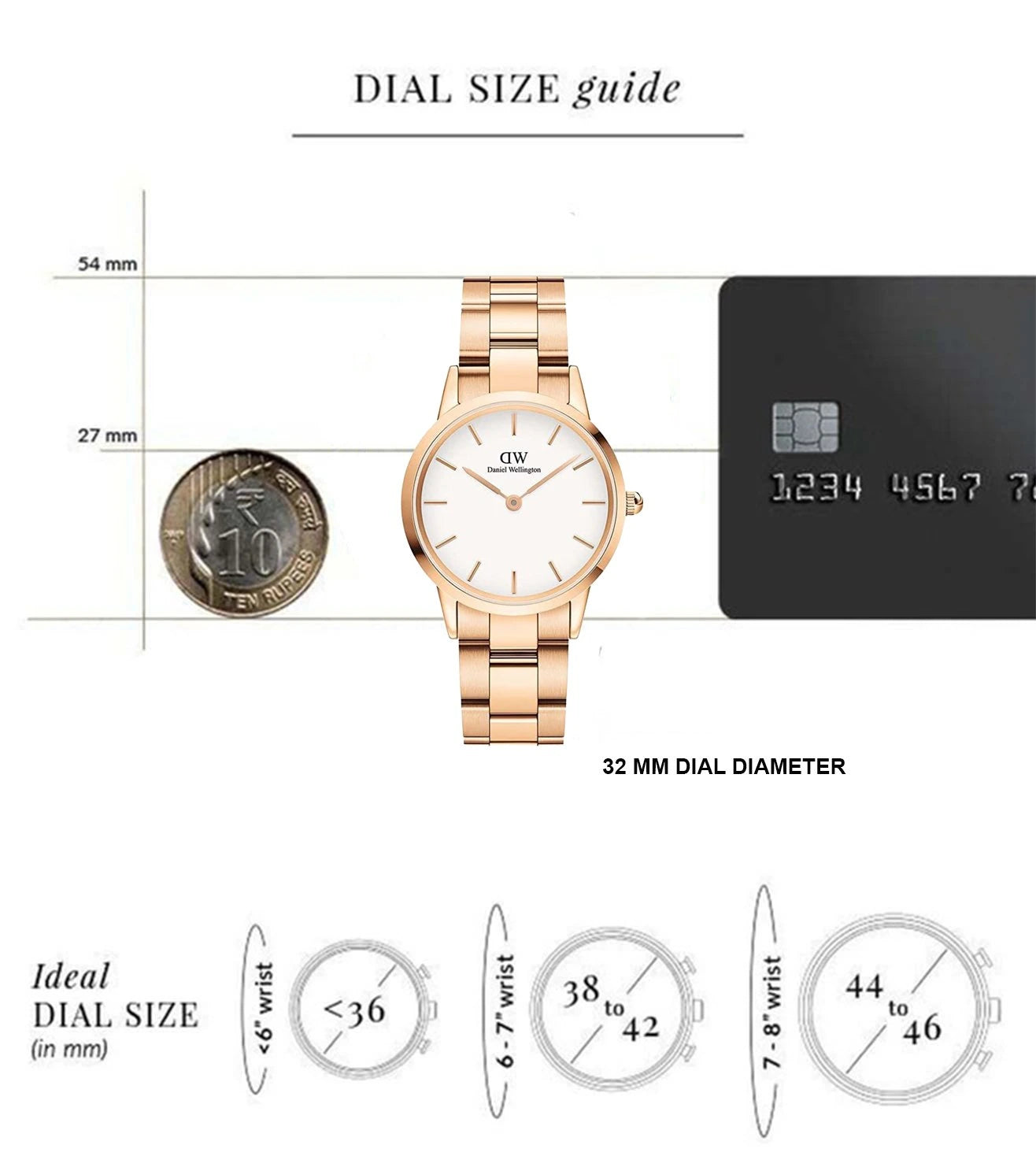  Shop Authentic Daniel Wellington Iconic Link White Dial Rose Gold Steel Strap Watch For Women - DW00100211 - Luxxuri