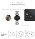 Shop Authentic Daniel Wellington Iconic Link Black Dial Silver Steel Strap Watch For Women - DW00100208 - Luxxuri