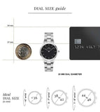  Shop Authentic Daniel Wellington Iconic Link Black Dial Silver Steel Strap Watch For Women - DW00100208 - Luxxuri