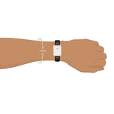  Shop Authentic Daniel Wellington Quadro White Dial Black Leather Strap Watch For Women - DW00100450 - Luxxuri