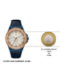  Shop Authentic Guess Force Multi Function White Dial Blue Leather Strap Watch For Men - W0674G7 - Luxxuri
