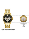  Shop Authentic Guess Odyssey Multifunction Black Dial Gold Steel Strap Watch For Men - W1107G4 - Luxxuri