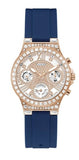  Shop Authentic Guess Moonlight Diamonds White Dial Blue Rubber Strap Watch for Women - GW0257L3 - Luxxuri