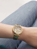  Shop Authentic Guess Solstice Diamonds Gold Dial Gold Steel Strap Watch for Women - GW0403L2 - Luxxuri
