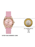  Shop Authentic Guess Sparkling Diamonds Pink Dial Pink Rubber Strap Watch for Women - W0032L9 - Luxxuri