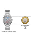  Shop Authentic Guess G Twist Diamonds Silver Dial Silver Steel Strap Watch For Women - W1201L1 - Luxxuri