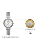  Shop Authentic Guess Quartz Silver Dial Silver Mesh Bracelet Watch For Women - W1152L1 - Luxxuri