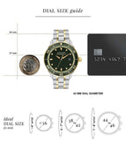  Shop Authentic Movado Heritage Calendoplan Black Dial Two Tone Steel Strap Watch For Men - 3650096 - Luxxuri
